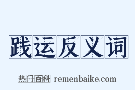 践运反义词是什么意思的图片